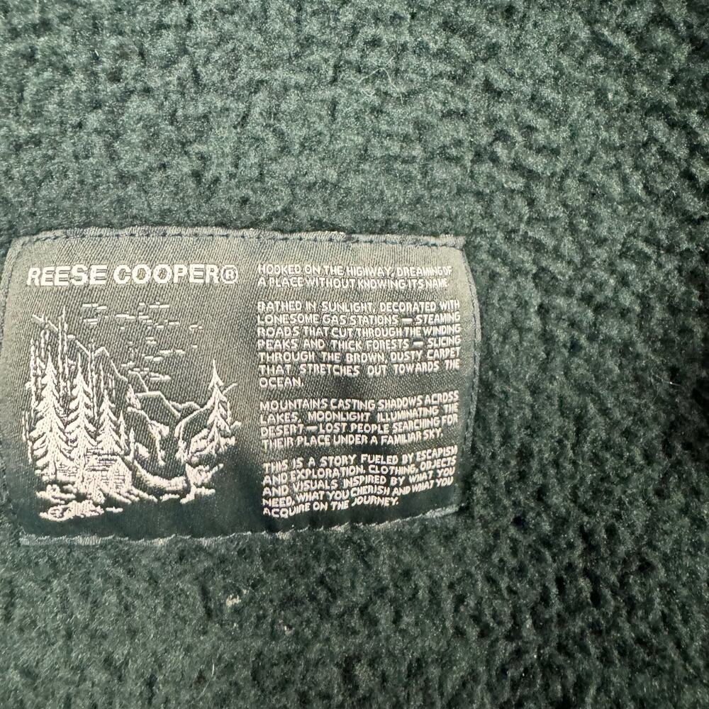 Reese Cooper Pyrophyte Fleece Jacket Dark Green Men’s Designer Streetwear - XL - Picture 8 of 11